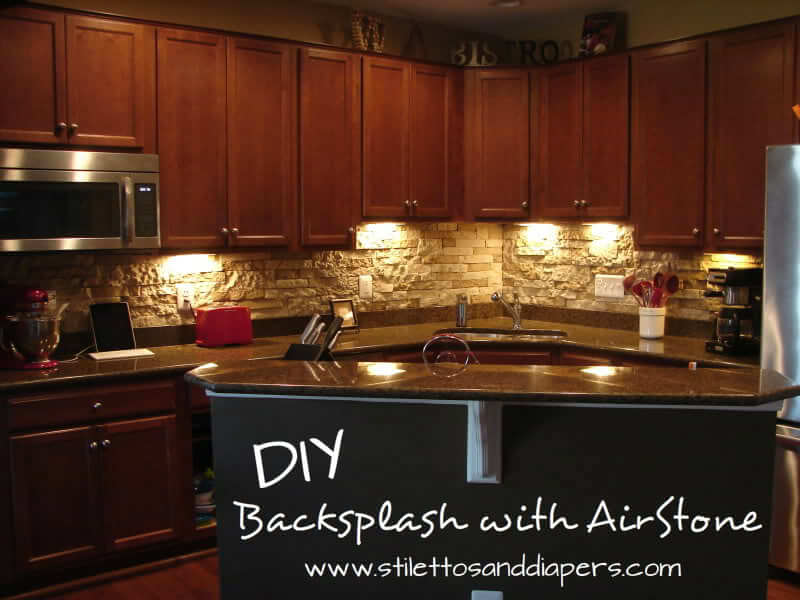 Airstone Backsplash DIY