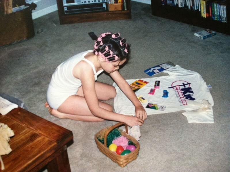 Easter Memories: Sponge Rollers and Hair Woes 