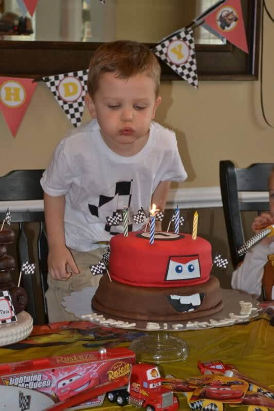 Cars Birthday Party via Stilettos and Diapers