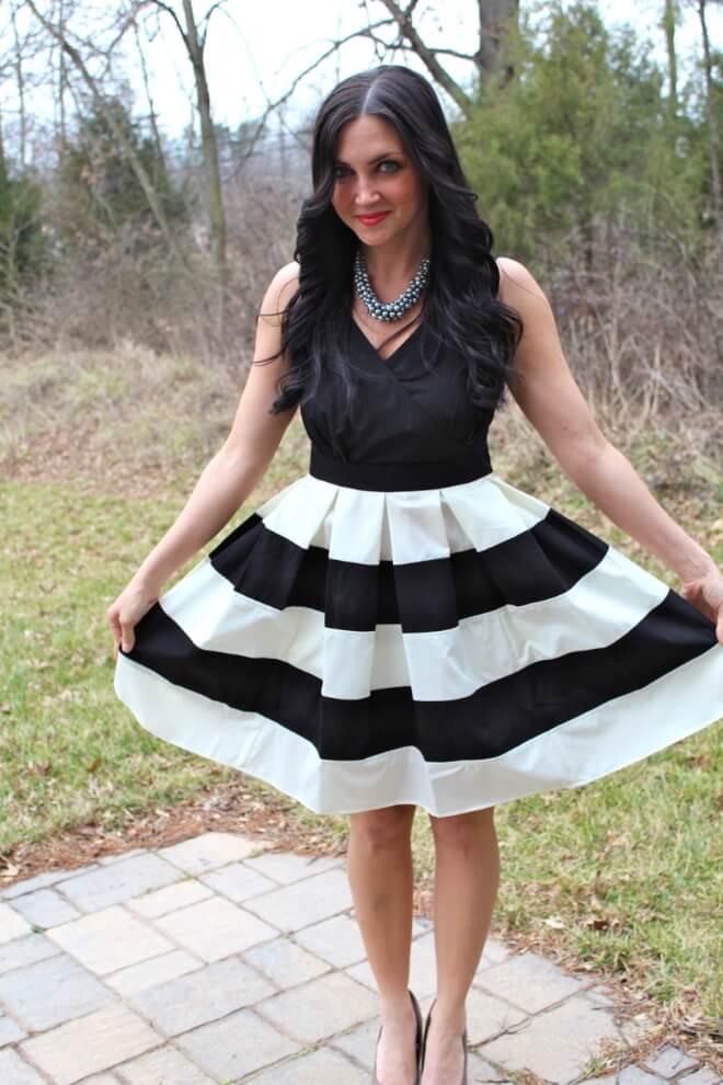 White skater skirt outlet quest