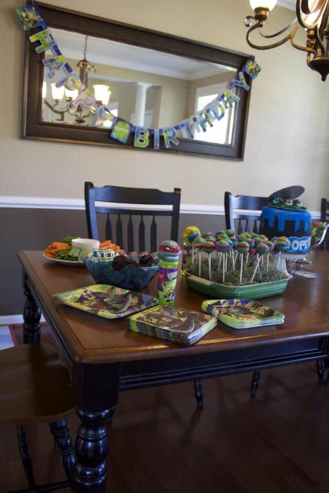 Teenage Mutant Ninja Turtle First Birthday Party! - Project Nursery