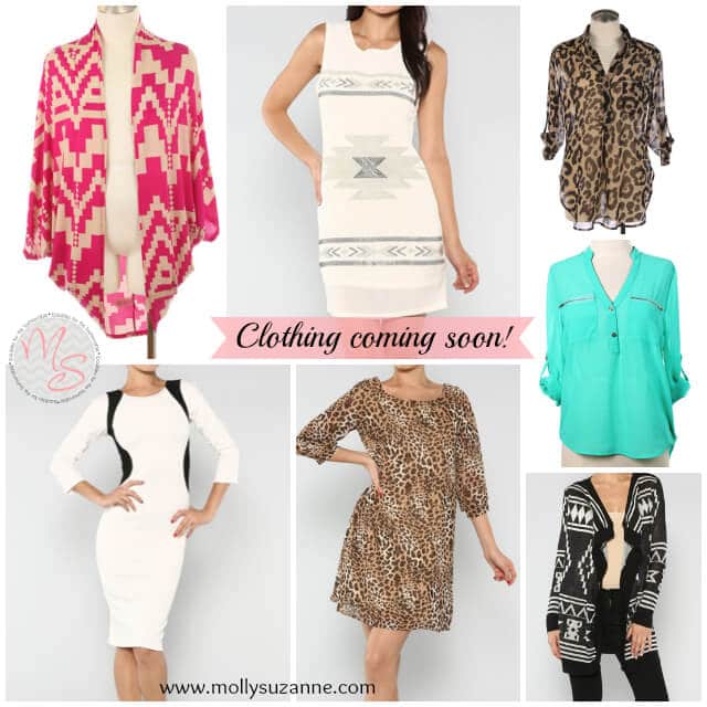 online boutique, leopard tunic, molly suzanne, aztec cardigan