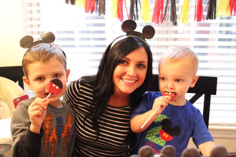 Oh Two-dles Mickey Mouse Birthday Party via Stilettos and Diapers