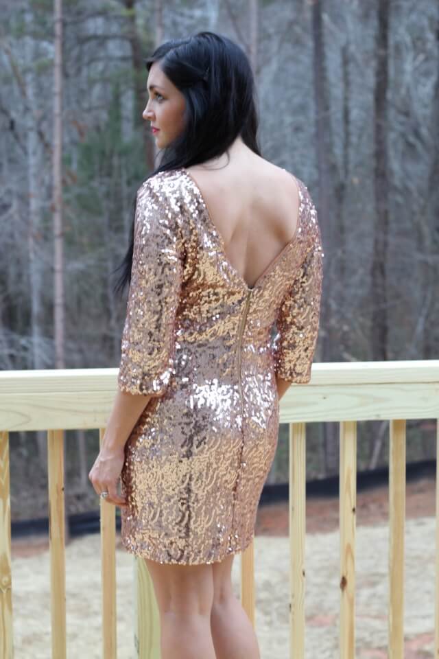 Gold glitter dress, glitter dress