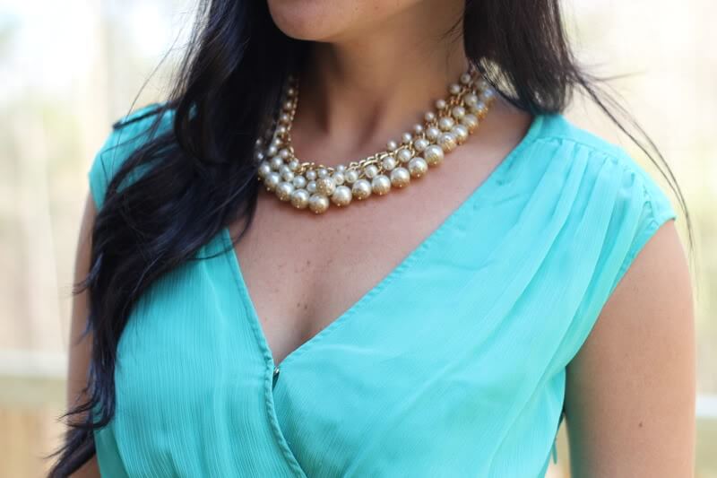 Pearl Cluster Necklace: Molly Suzanne