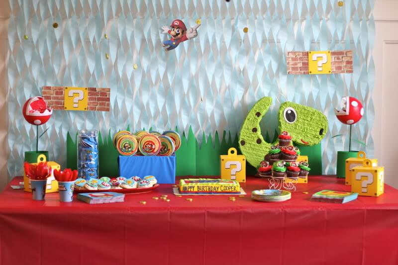 Super Mario Birthday Party - Stilettos & Diapers