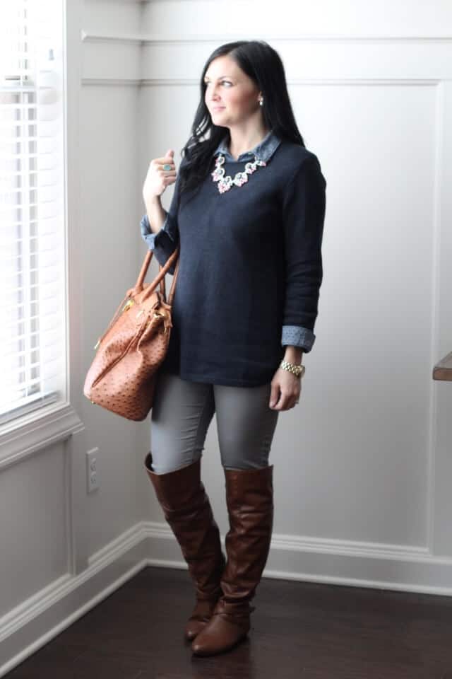 J Jill Sweater, Spring Colors via Stilettos and Diapers