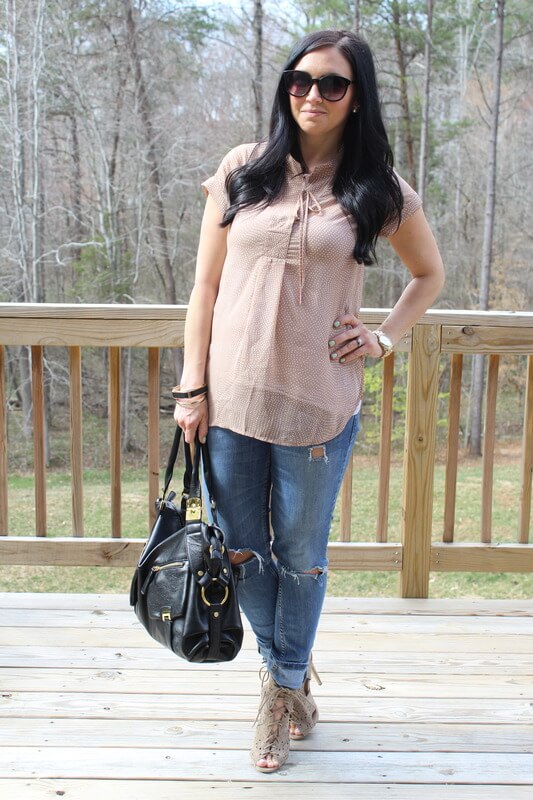 Stilettos and Diapers: Pleione Top, Neutral Heels