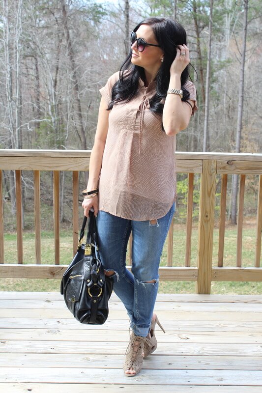 Stilettos and Diapers: Pleione Top, Neutral Heels