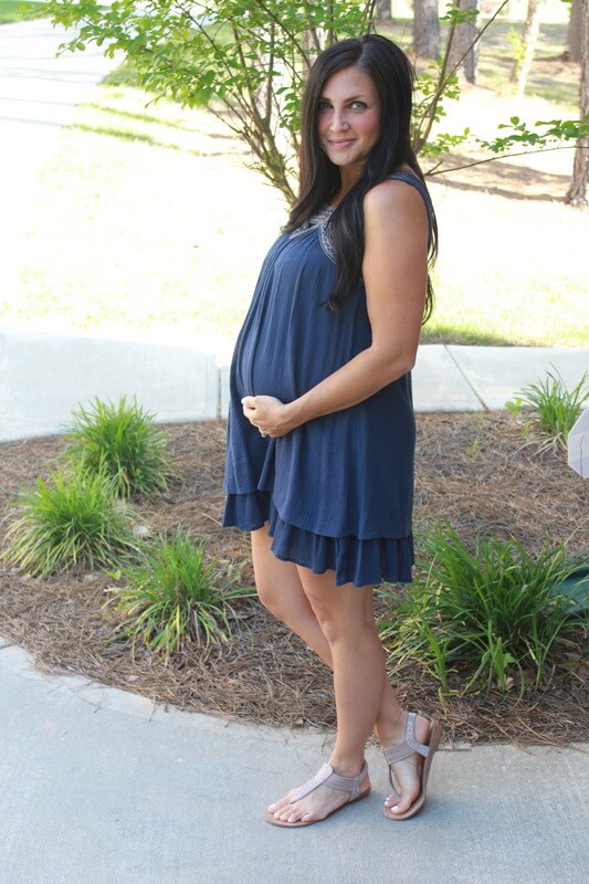 Stilettos and Diapers: 24 weeks pregnant, Pink Blush Maternity