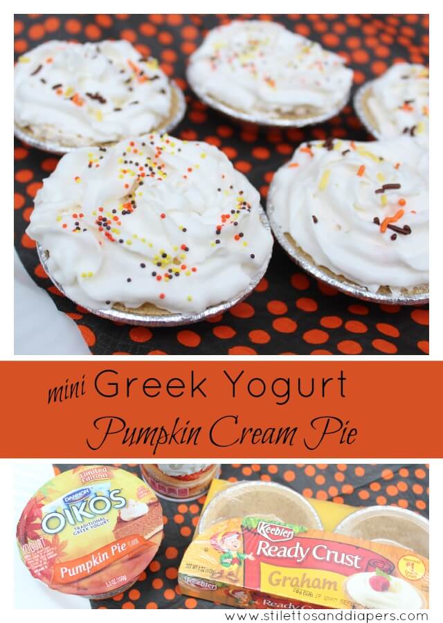 Recipe || Greek Yogurt Pumpkin Cream Pie - Stilettos & Diapers