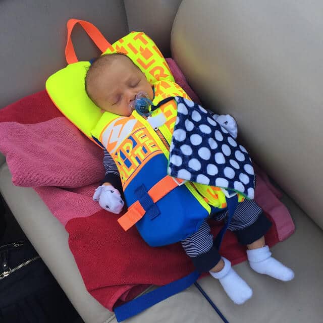 Baby Life Jacket, lake Norman