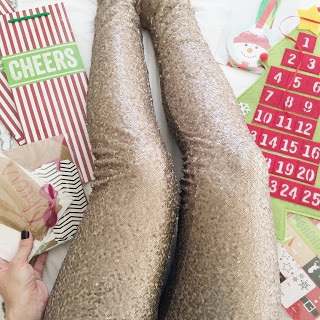 gold sequin leggings, molly suzanne