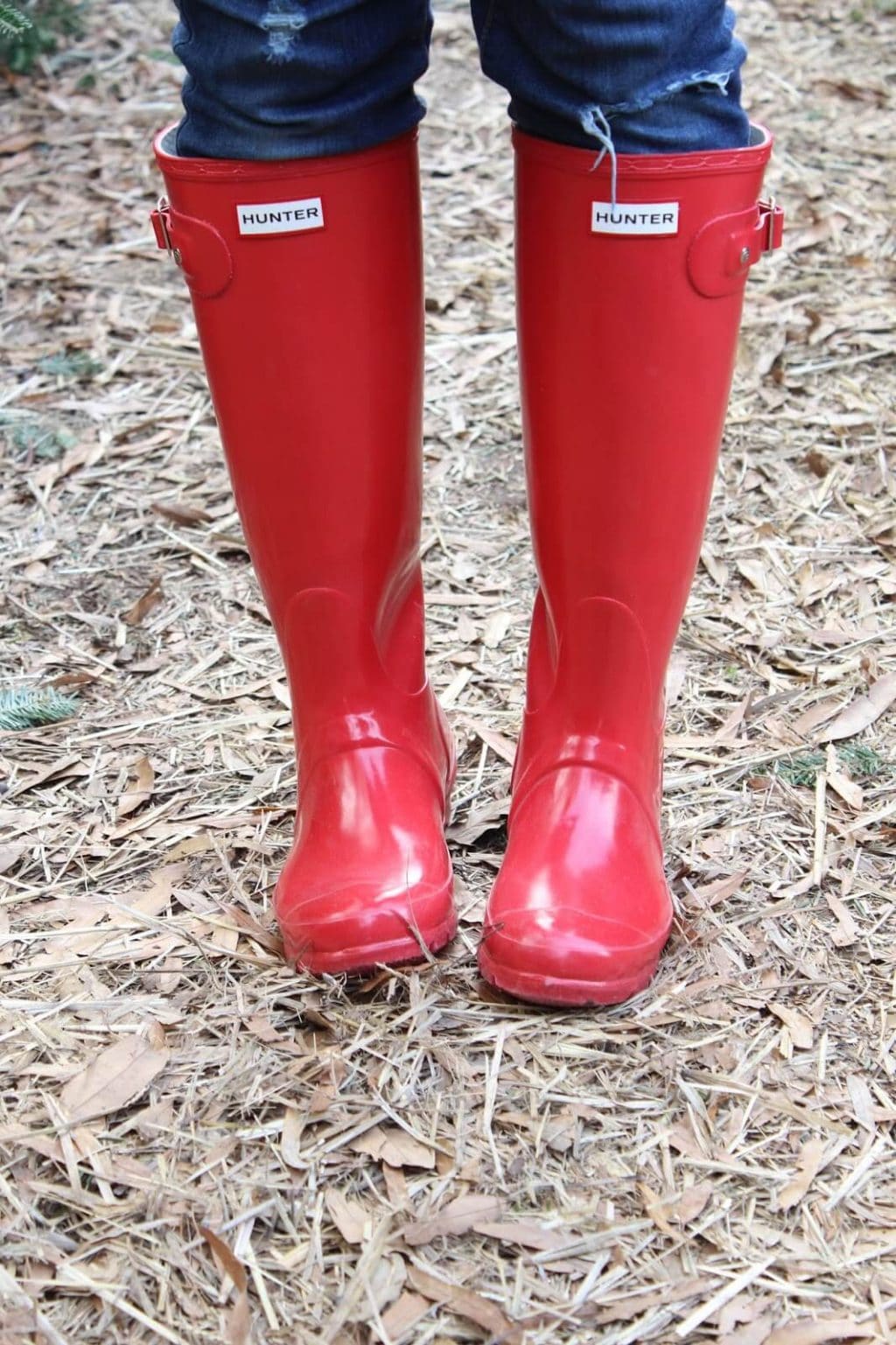 Red Hunter Boots