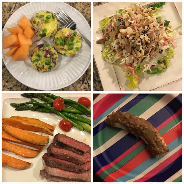 Whole30 Meal plan, week 1 with pictures