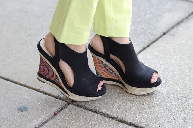 colorful spring wedges