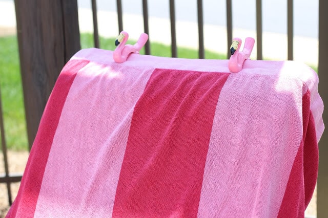 CVS Boca Flamingo Towel Clips