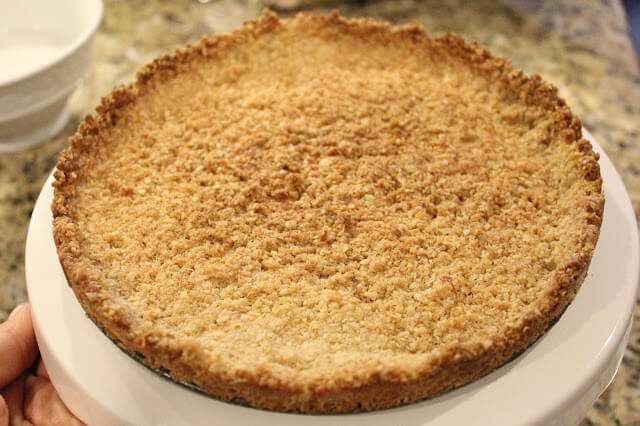 Coconut Crust, Gluten Free, Dairy Free, No sugar added, Paleo