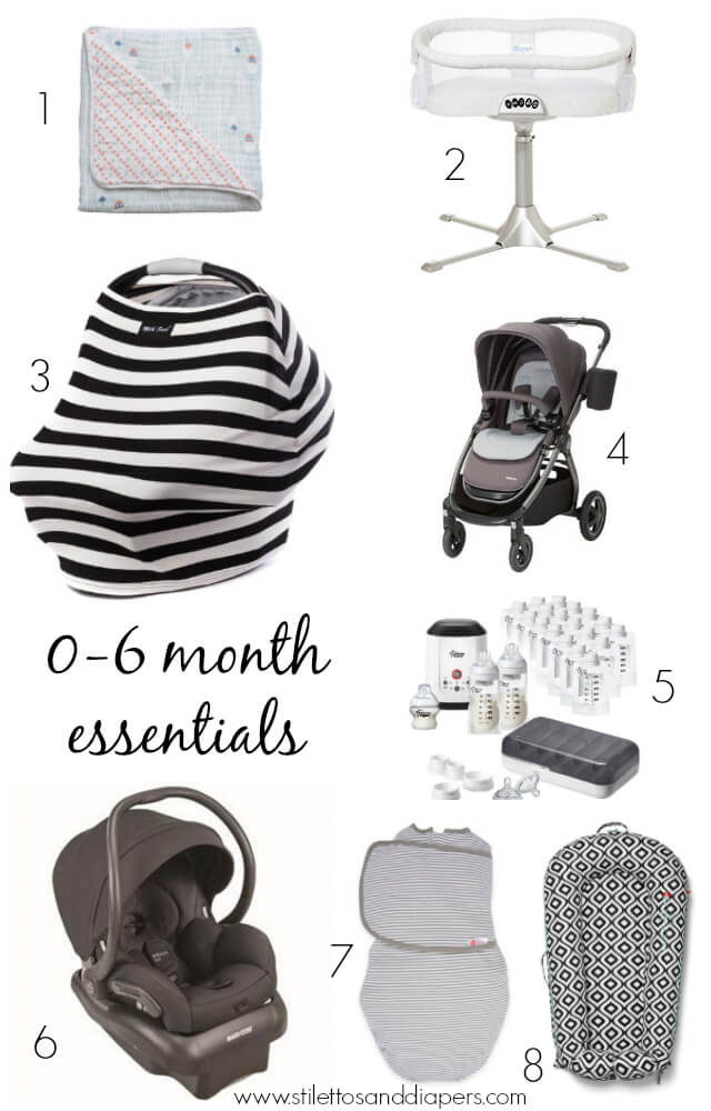 Baby 0-6 month essentials, what you really need