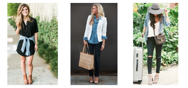 How to wear a chambray shirt