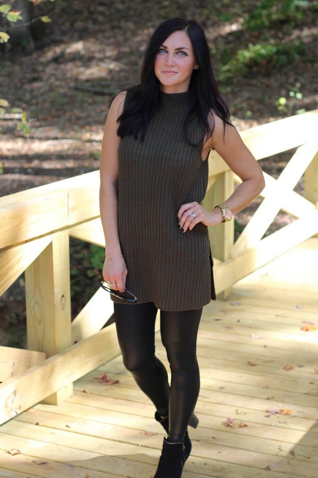 Fair Isle Sweater Dress & Green Tights + $1000 Nordstrom Giveaway