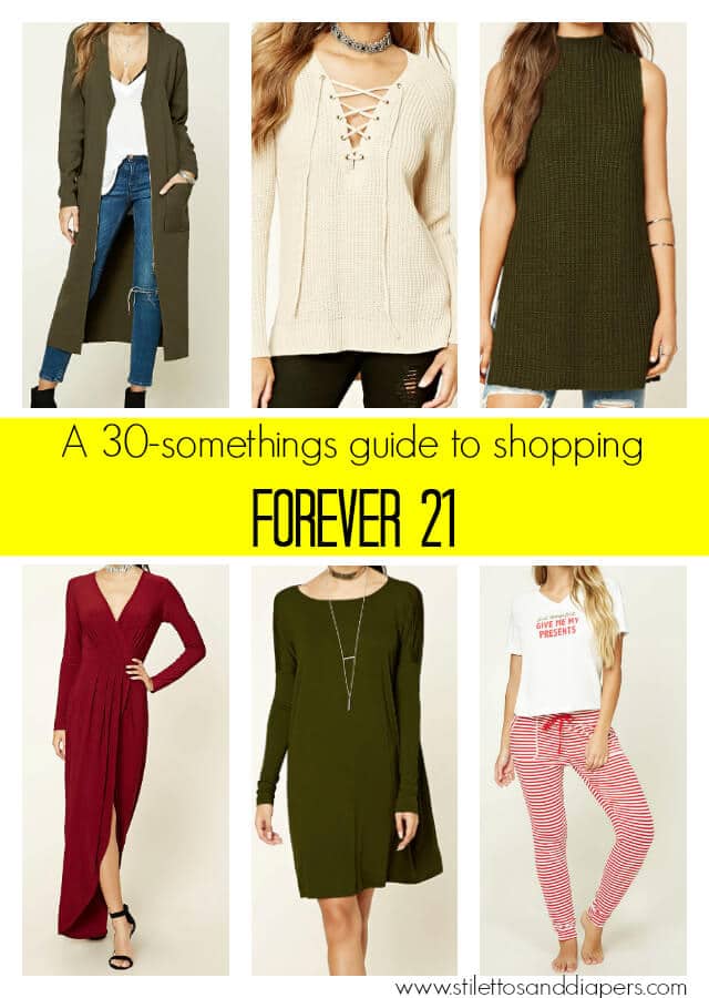 How to shop at Forever21 in your 30s, Stilettos and Diapers
