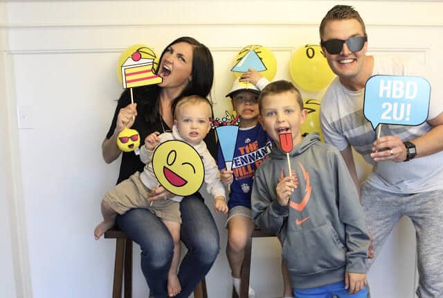 Emoji Photo Booth Props, Stilettos and Diapers