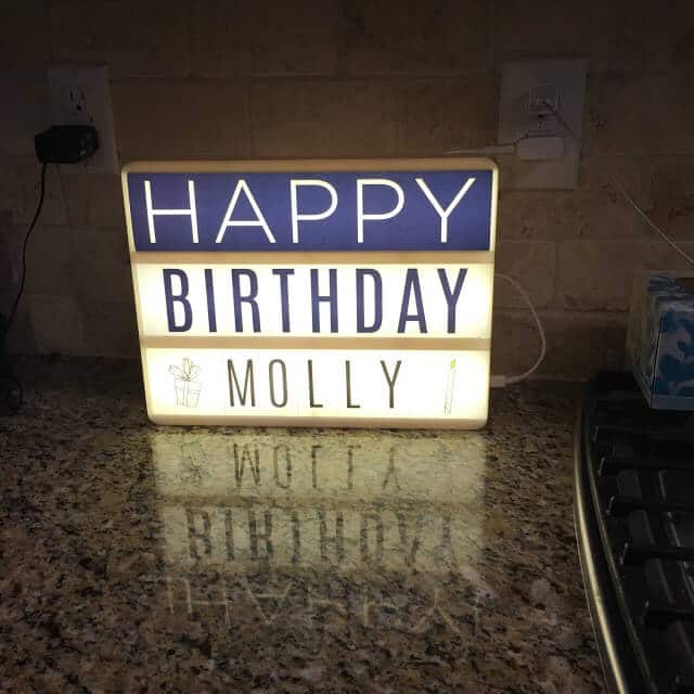 Light up word board