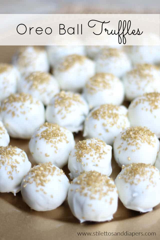 Oreo Ball Truffles - Stilettos & Diapers