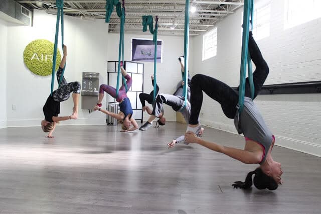 AIR Charlotte, aerial fitness review, 