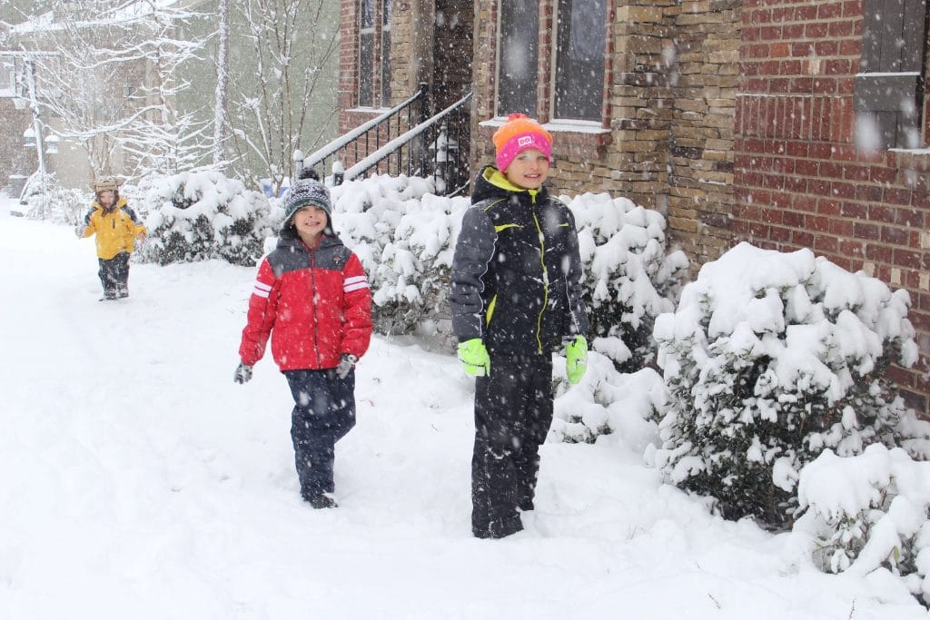 North Carolina Snow Day, Lake Norman Snow, Charlotte, Family Snow Day