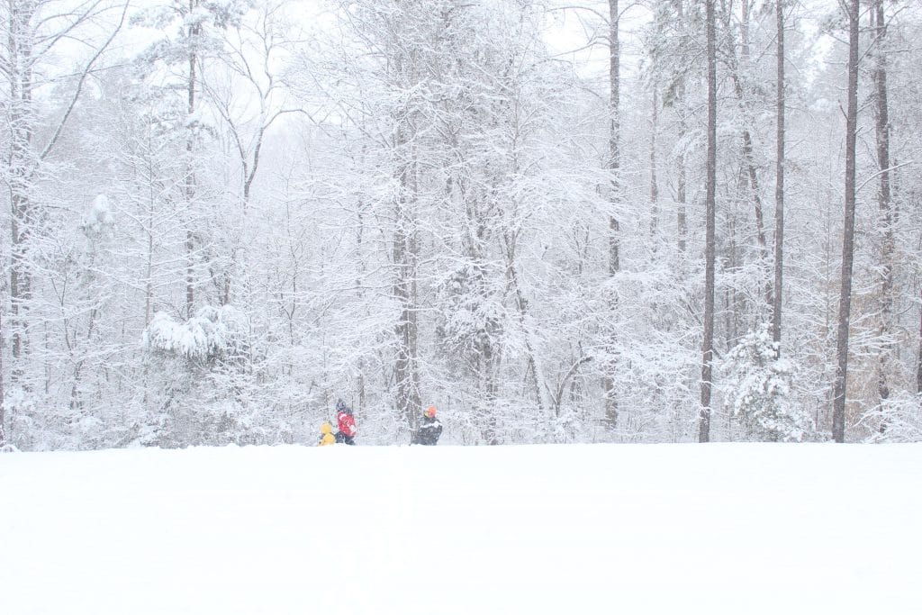 North Carolina Snow Day, Lake Norman Snow, Charlotte, Family Snow Day