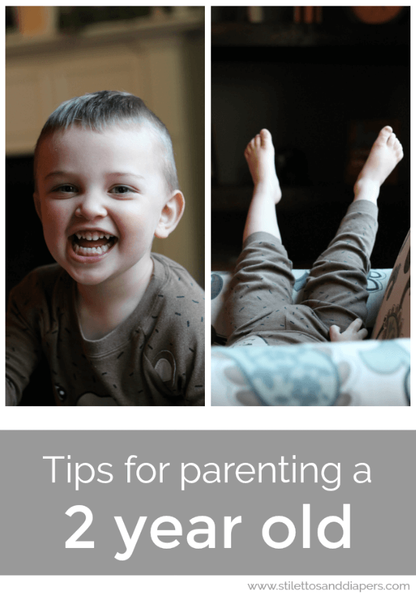 A boy mom's tips for parenting a 2 year old via Stilettos and Diapers