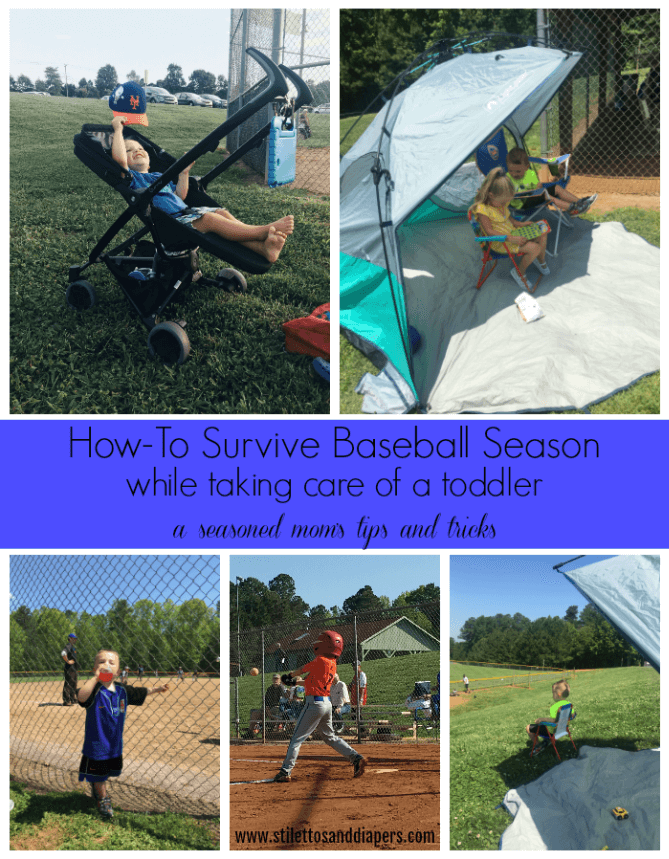 Tips on surviving baseball season with a toddler