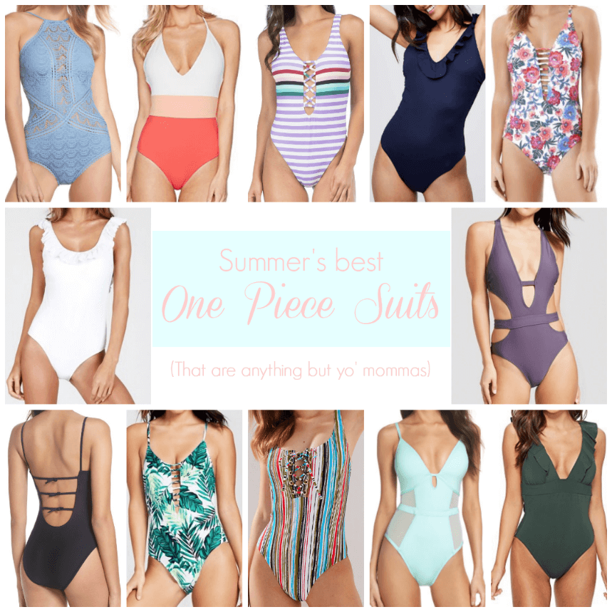 Best One Piece Mom Swimsuits, Summer 2018, Stilettos and Diaper, Molly Wey