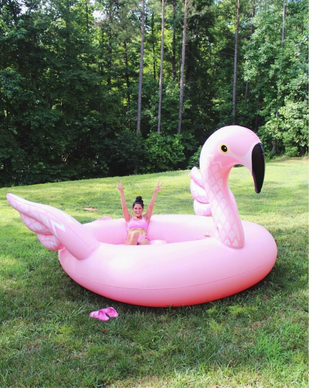 Flamingo Pool Float, Giant Flamingo, Kid pool, Stilettos and Diapers
