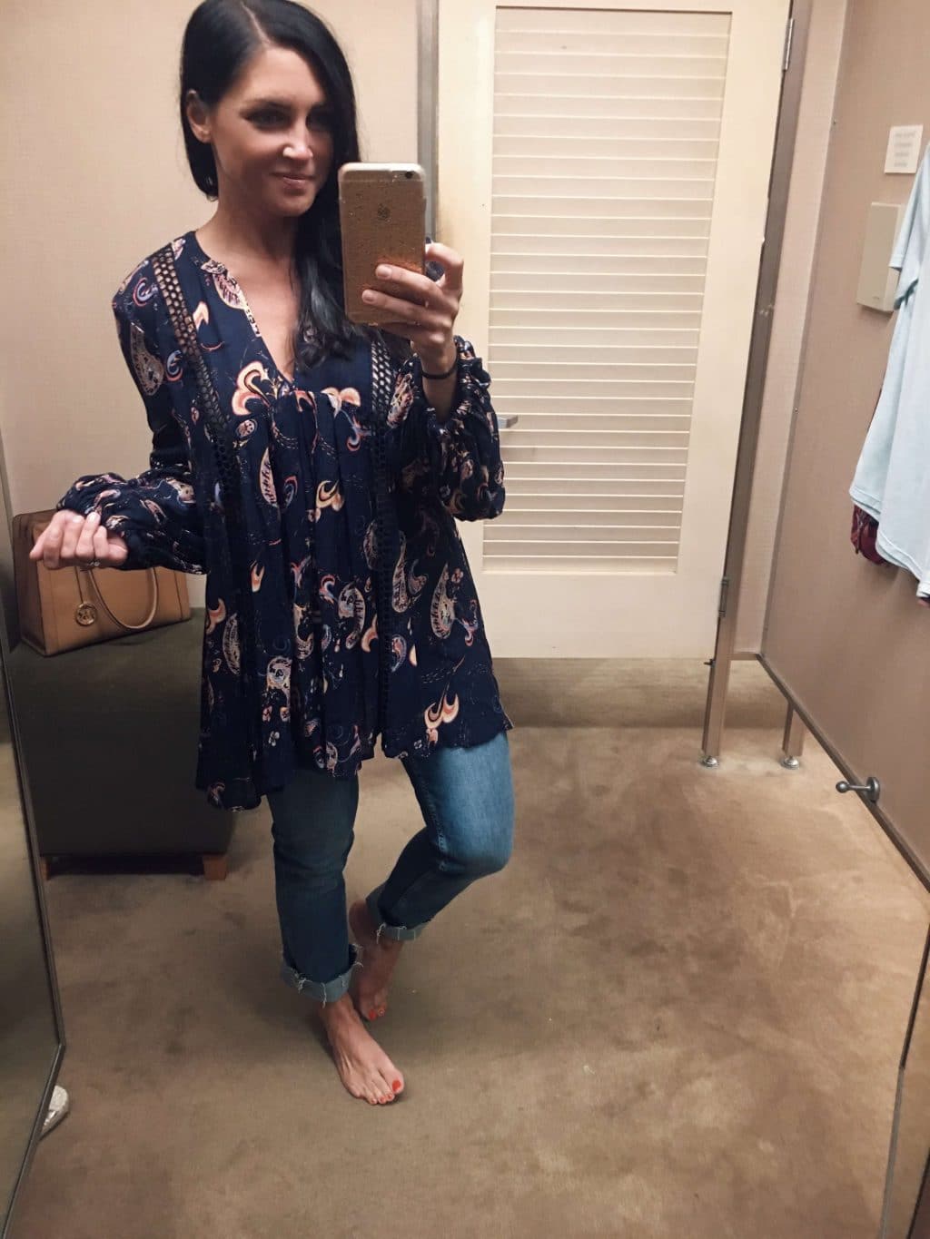 Free People Floral Tunic
