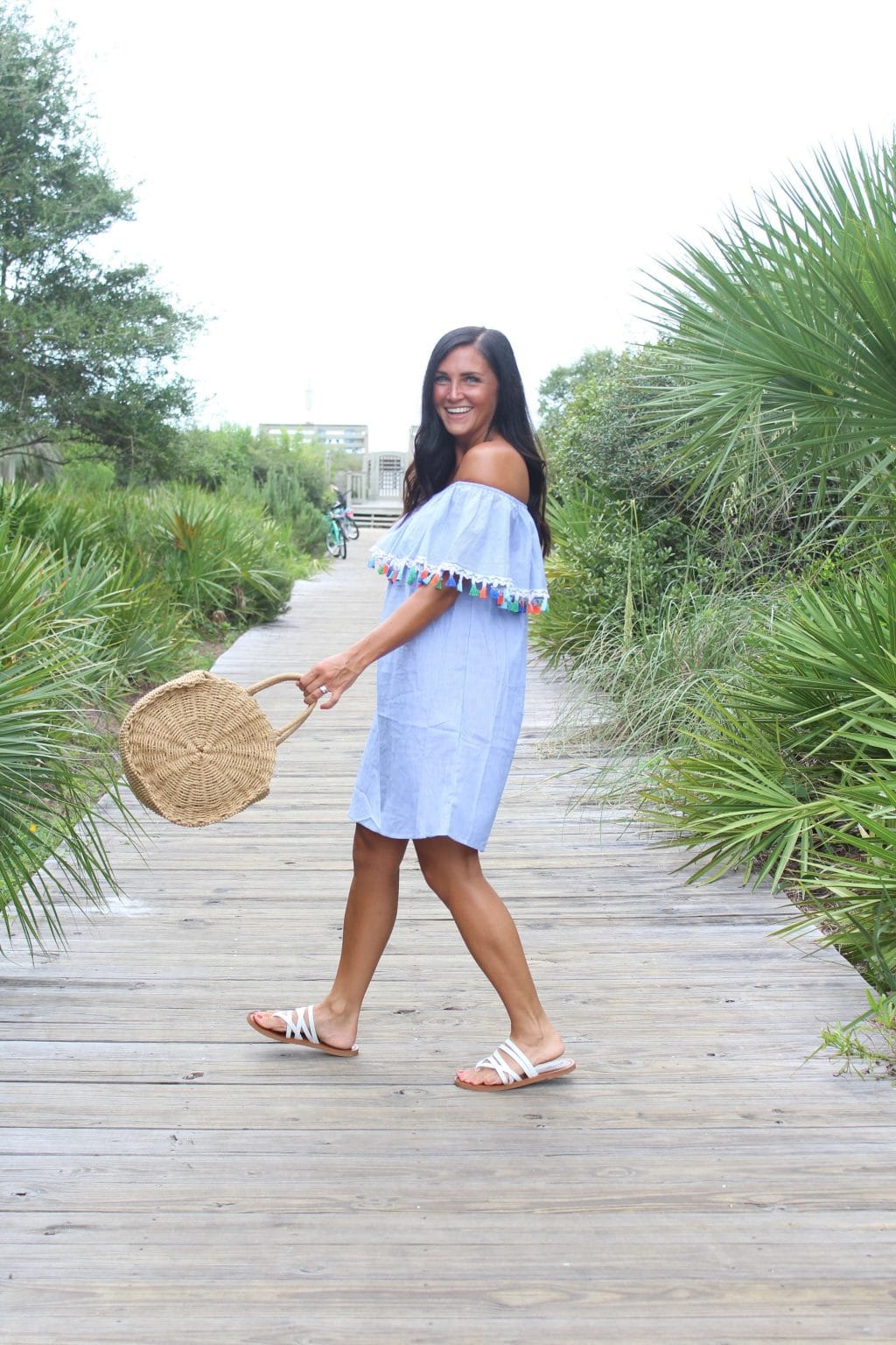 Summer Style, Labor Day Looks, Stilettos and Diapers, Molly Wey, 30A, Tassel Dress