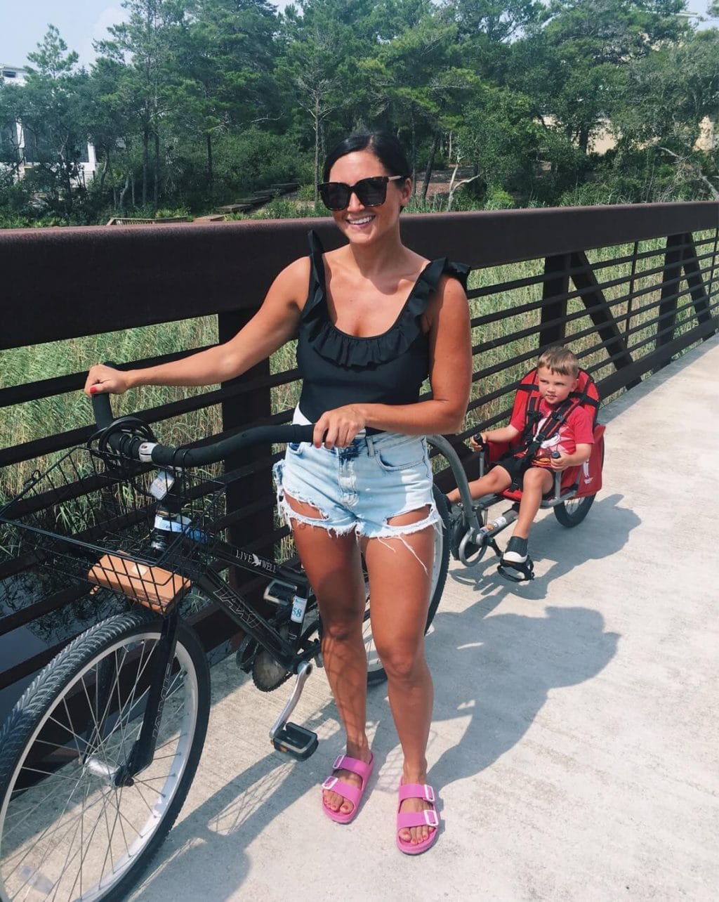 30A Biking, Blue Mountain Beach Vacation, Molly Wey, Stilettos and Diapers