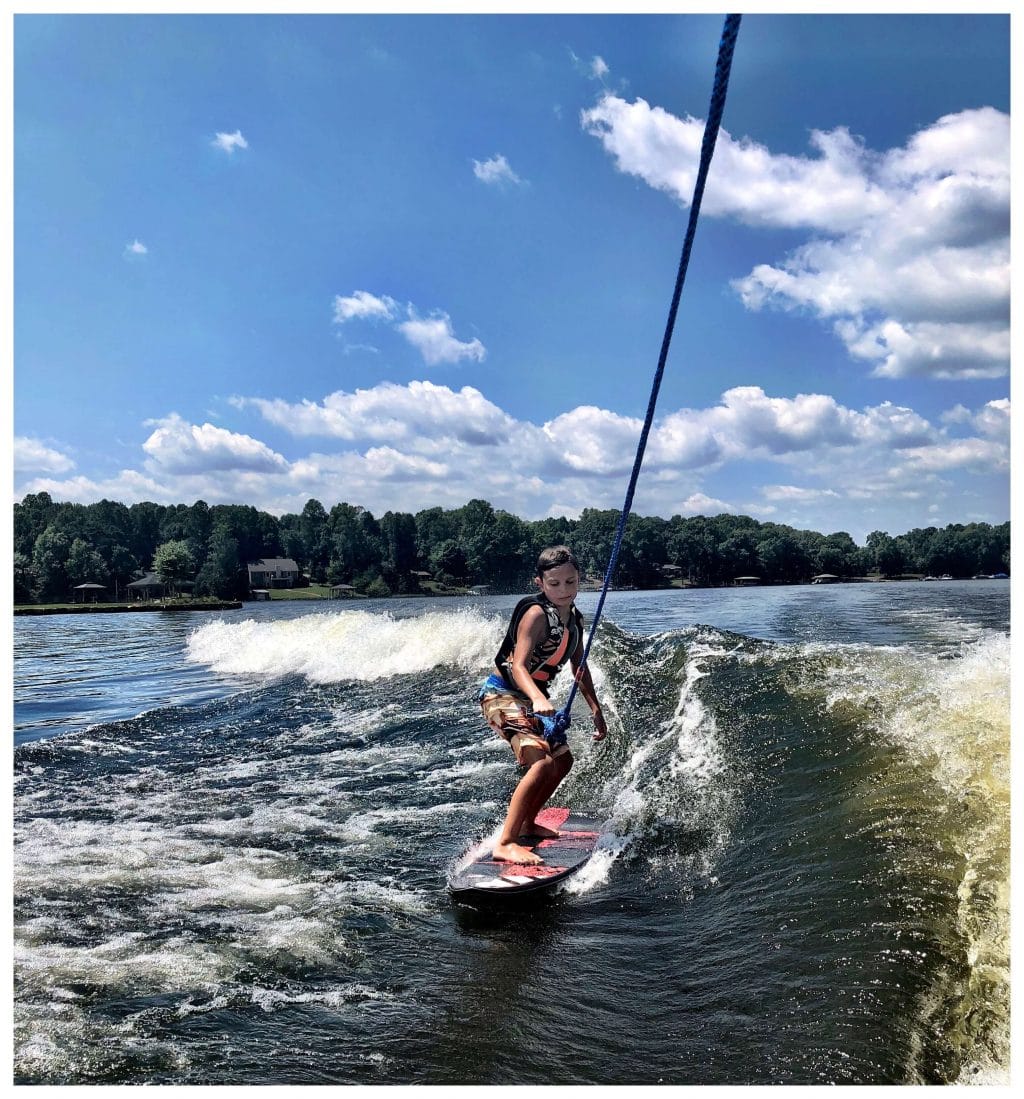 Stilettos and Diapers, Wake Surf, Cooper Wey, Lake Effects Boat Club