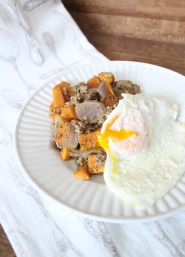 Sweet Potato Hash, Whole30, Make Ahead Breakfast, Stilettos and Diapers