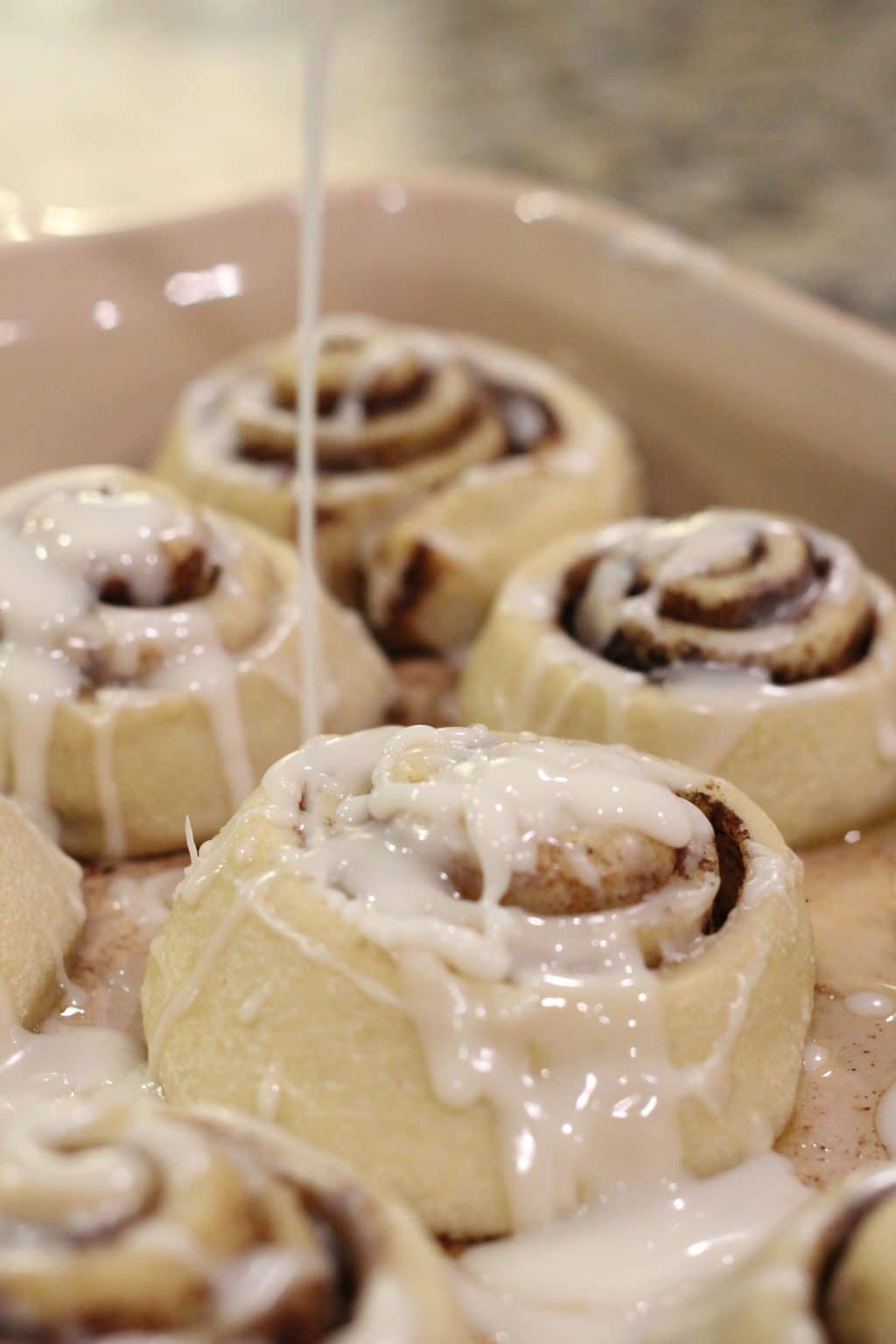 Simple, from scratch cinnamon buns, Stilettos and Diapers