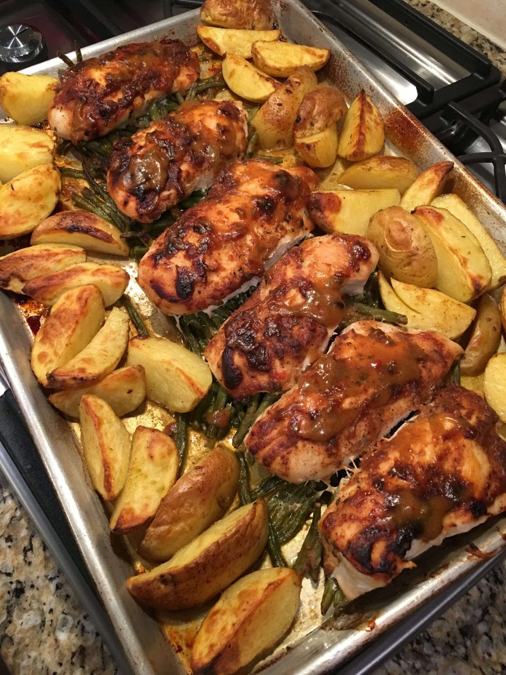 Sheetpan Chili Dijon Chicken, Whole30, Paleo, Stilettos and Diapers, Family Meal Plan