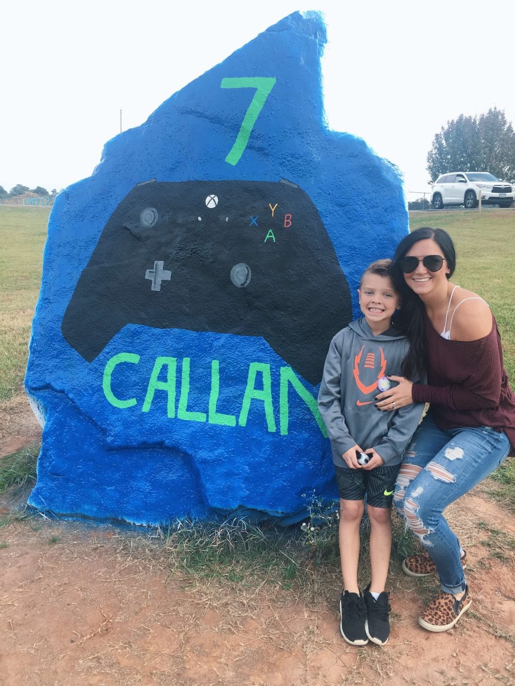 Celebration Rock at school, Callan Wey, Stilettos and Diapers