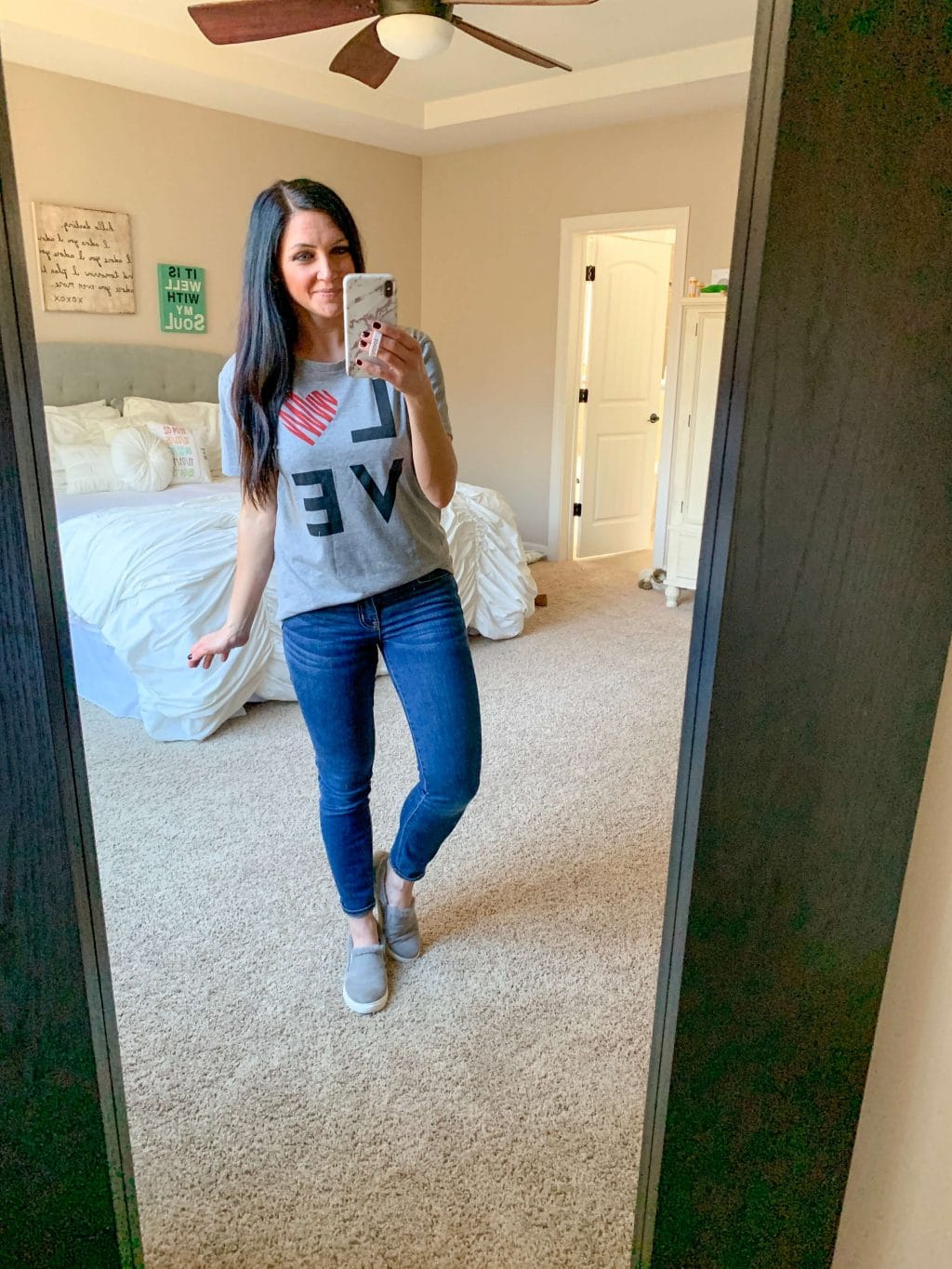 Valentine's Day tee, Stilettos and Diapers, January Amazon Haul, Best clothes from Amazon