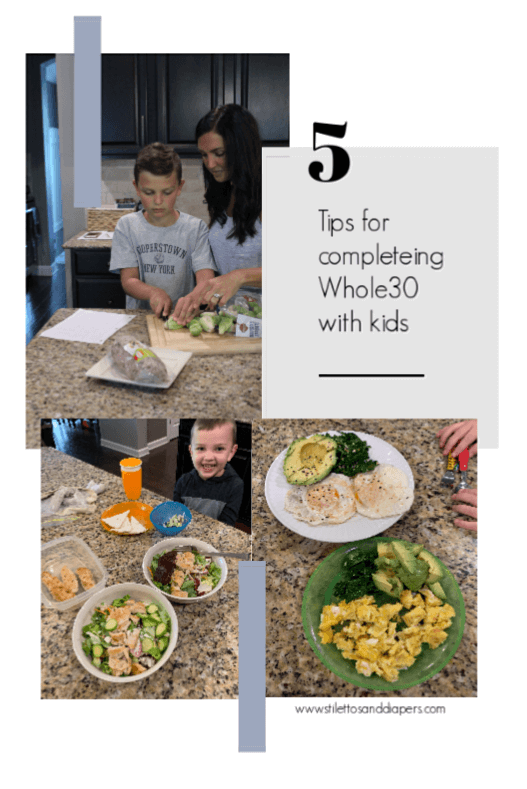 5 Tips for Whole30 with Kids, Stilettos and Diapers
