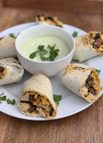 Southwestern egg rolls, easy family dinner, healthy family meals, Stilettos and Diapers