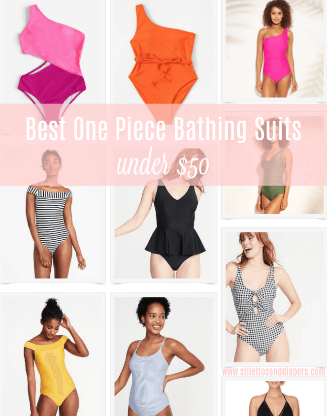 Best one piece bathing suits under $50, Stilettos and Diapers