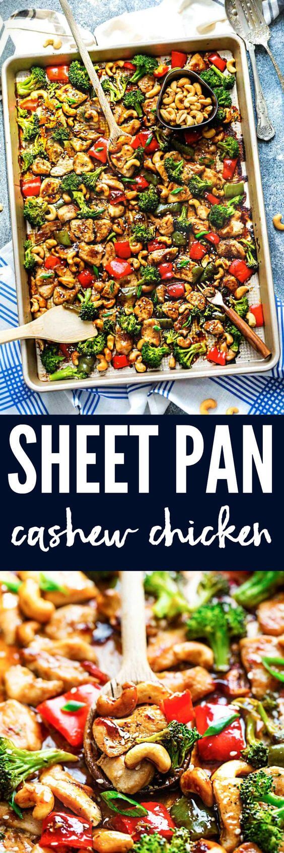 Sheetpan Cashew Chicken, Stilettos and Diapers