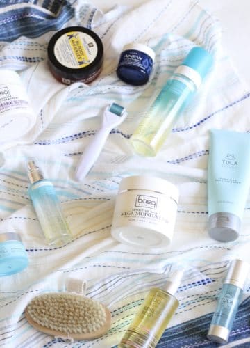 Spring Skin Care Favorites for face and body, Stilettos and Diapers